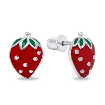 Vathë Brilio Silver Strawberries EA708W