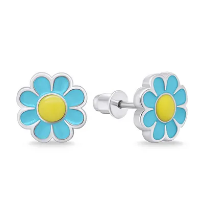 Vathë Brilio Silver Flowers EA710WLB - 1