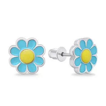 Vathë Brilio Silver Flowers EA710WLB
