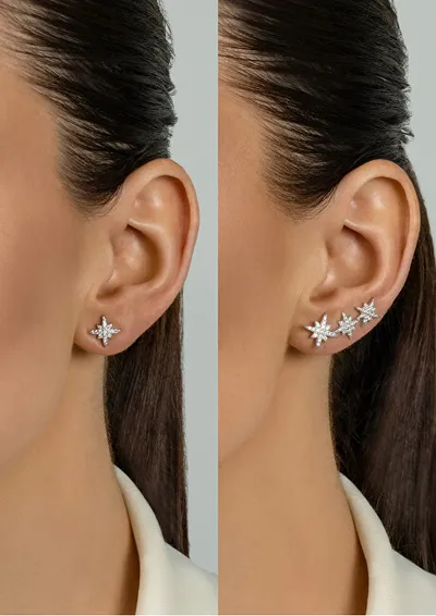Set vathësh Brilio Silver EA780W - 3