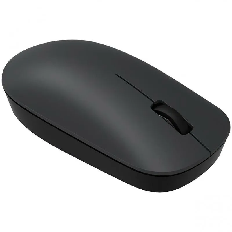 Mouse wireless Xiaomi Lite Mouse, 2.4GHz, optik, gri e errët - 2