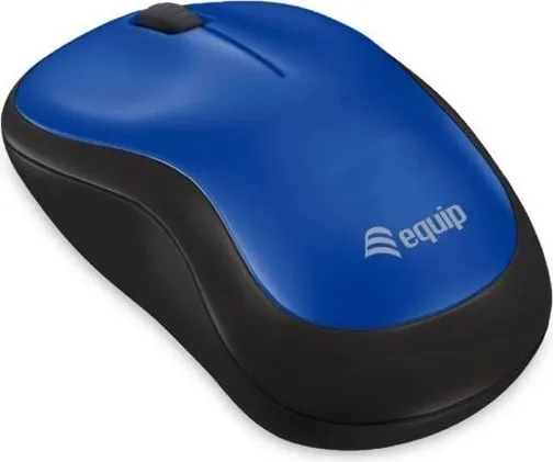 Maus wireless Equip Comfort, optik, ambidextrous, RF, blu - 2