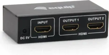 Ndajës HDMI 2-Portësh Equip, HDMI, 4096 x 2160 piksel, i zi