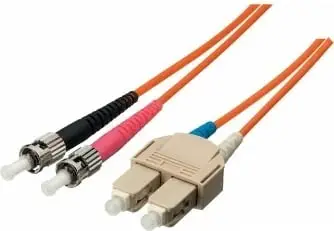 Kabllo me fibra optike Equip ST - SC Singlemode Duplex OS2, 10m, e verdhë