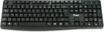 Tastierë EQUIP 100%, USB, QWERTY, e zezë