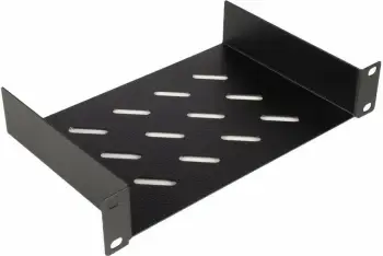 Raft fiks për rack Equip 1U, 150mm, 100kg, zi, 19 inch