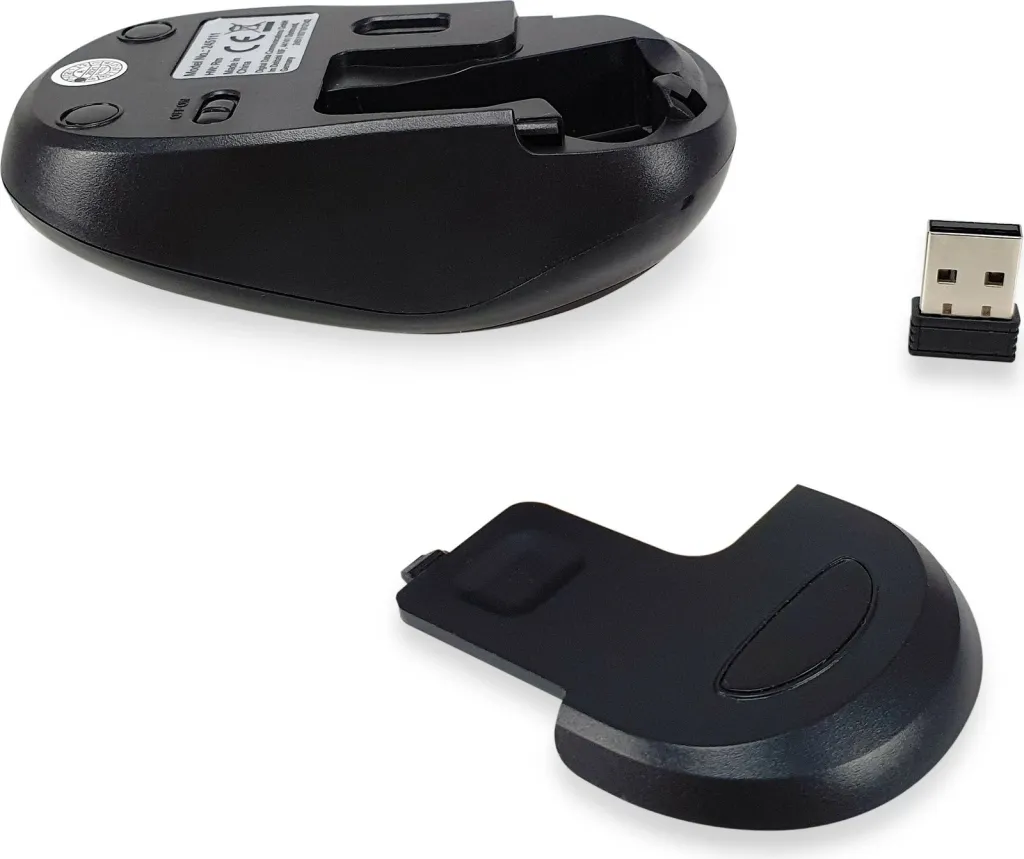 Maus wireless Equip Comfort, optik, RF, i kuq - 3