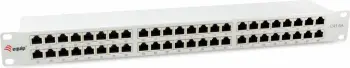 Patch panel Equip 326526, 48 porta, Cat6a, 10GBase-T, 1U, metalik, hiri