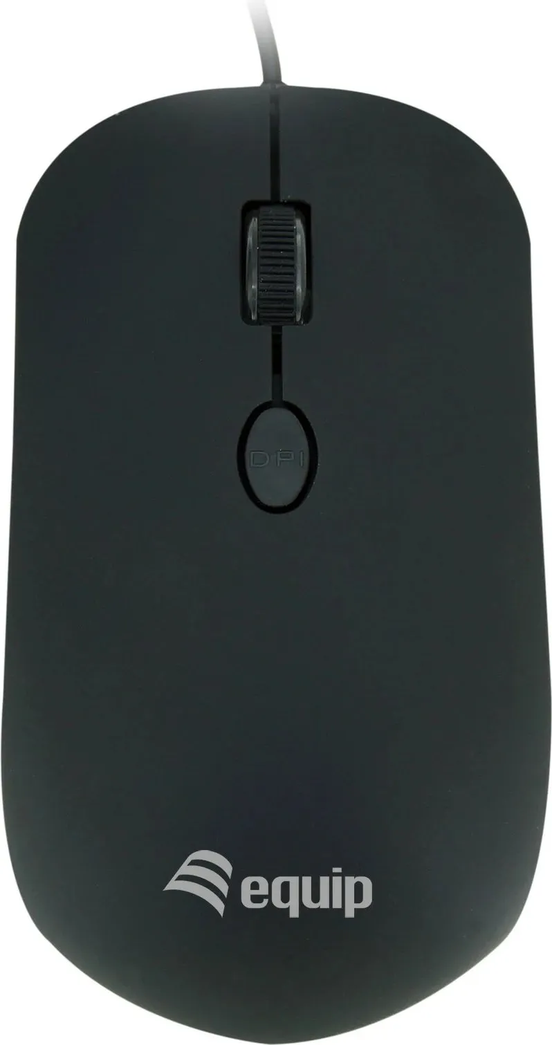 Maus Equip USB Comfort, optik, 1600 DPI, i zi - 1