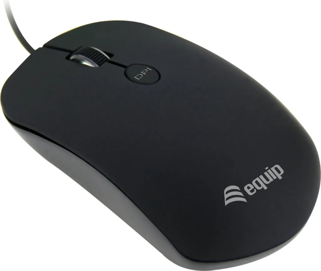 Maus Equip USB Comfort, optik, 1600 DPI, i zi - 2