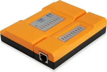 Testues kabllash Equip, RJ-11/RJ-12/RJ-45, LED, portokalli