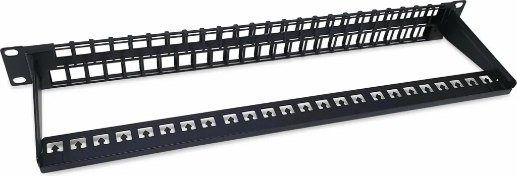 Patch panel LevelOne Equip 769258, 48 porta Keystone Cat6, 1U, i zi - 2
