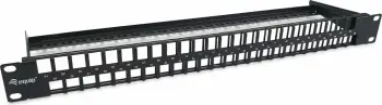 Patch panel LevelOne Equip 769258, 48 porta Keystone Cat6, 1U, i zi