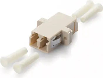 Adapter optik fiberik Equip LC OM3, 12 copë/pako, LC, Bezhë, Multi-mode