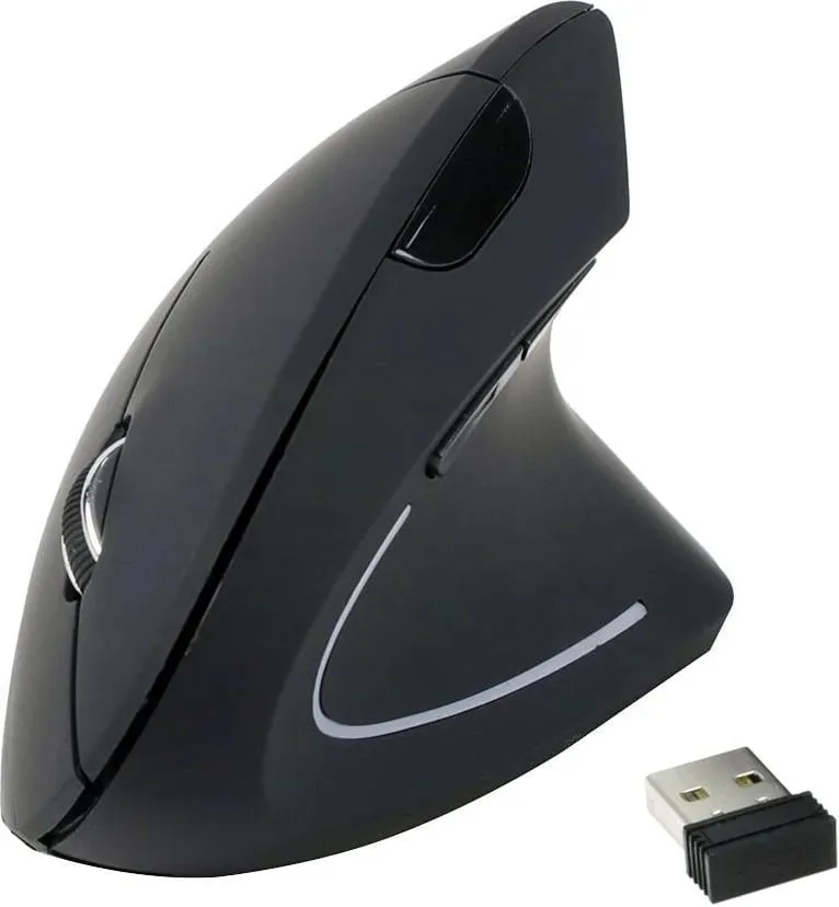 Maus wireless Equip Ergo, 1600 DPI, 5 taste, nano USB, i zi - 1