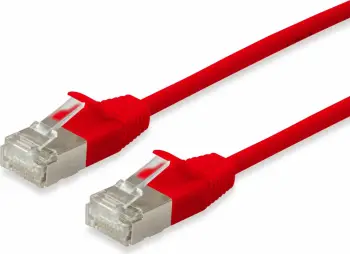 Kabllo rrjeti Equip Cat6a F/FTP Slim 3m e kuqe