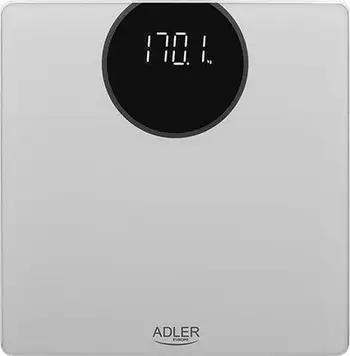 Peshore banjoje Adler AD 8175, xham i temperuar, ekran LED, argjend