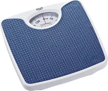 Peshore mekanike personale ADLER AD8151, 130 kg, saktësi 1 kg, blu