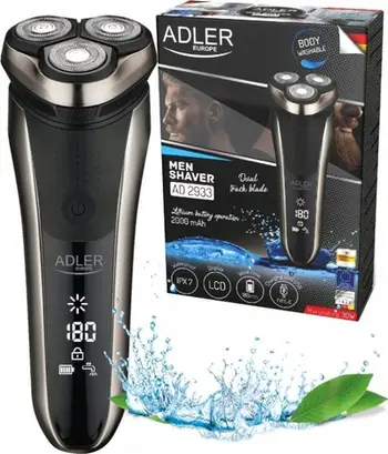 Aparat rroje elektrik Adler AD 2933, 3 koka, Wet & Dry, i zi