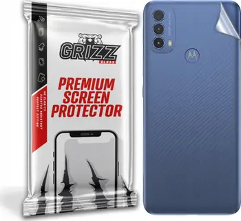 Folio mbrojtëse e pasme GrizzGlass për Motorola Moto E40, fleksibël, sipërfaqe mat, transparente