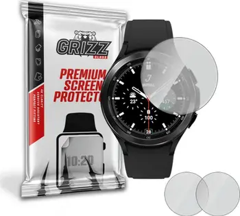 Folie mbrojtëse mat GrizzGlass për Samsung Galaxy Watch 4 Classic 42mm, 2 copë, transparente