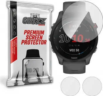 Xham mbrojtës hibrid GrizzGlass për Garmin Forerunner 255, 2 copë, transparent
