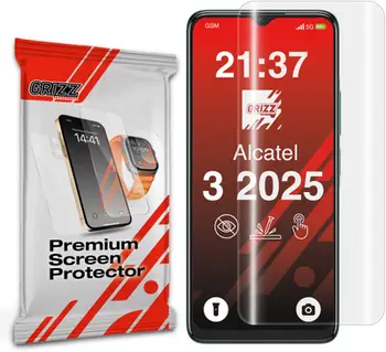 Folie mbrojtëse Hydrogel Grizz Hydrofilm për Alcatel 3 2025, transparente
