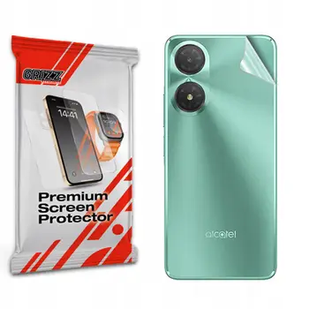Film mbrojtës për pjesën e pasme Grizz SatinSkin për Alcatel 3 2025, përfundim sateni, transparent