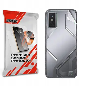 Folie mbrojtëse Grizz SatinSkin për Infinix GT 30 Pro, për pjesën e pasme, përfundim sateni, transparente