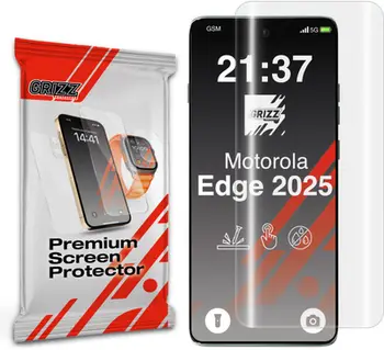 Folie mbrojtëse hidrogel Grizz për Motorola Edge 2025, transparente