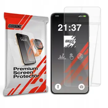 Xham mbrojtës hibrid Grizz HybridGlass për Samsung Galaxy F56, 9H, transparent