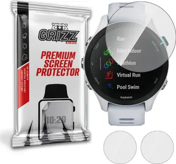 Xham mbrojtës hibrid GrizzGlass Garmin Forerunner 255s, set 2 copë, transparent