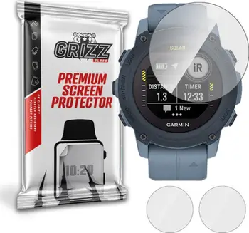 Xham mbrojtës hibrid GrizzGlass për Garmin Descent G1, paketim me 2 copë, transparencë e lartë