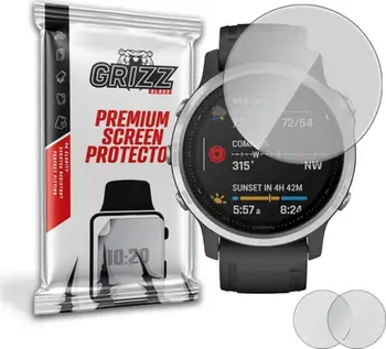 Fletë mbrojtëse ekrani GrizzGlass për Garmin Fenix 6S, mat, set 2 copë, transparente