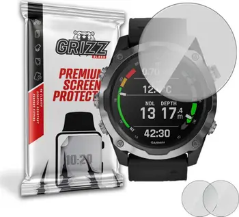 Fletë mbrojtëse ekrani GrizzGlass Garmin Descent Mk2, mat, set 2 copë, transparente