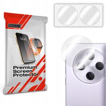 Set xhami mbrojtës kamerë 2 copë për Oppo Find X8s Plus, transparent
