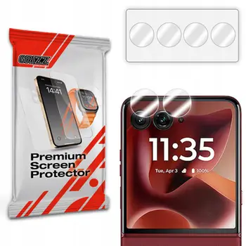Mbrotjëse kamerë 2 copë Hybrid Glass për Motorola Razr 60 Ultra, transparente
