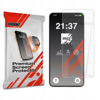 Xham mbrojtës hibrid Grizz HybridGlass për Samsung Galaxy M56, 9H, transparent