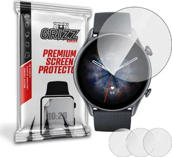 Mbrojtëse ekrani GrizzGlass Hydrogel, për Garmin Vivosmart HR, 3 copë, transparente