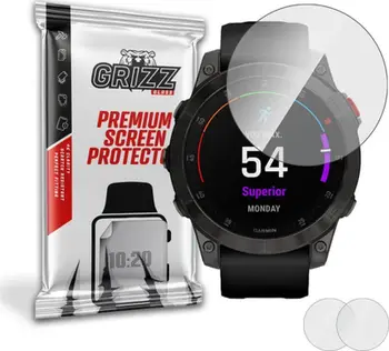 Xham mbrojtës hibrid GrizzGlass për Garmin Epix 2 Gen, 2 copë, transparent