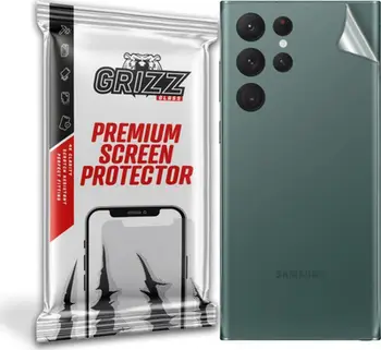Folie mbrojtëse e pasme GrizzGlass SatinSkin për Samsung Galaxy S22 Ultra, transparente