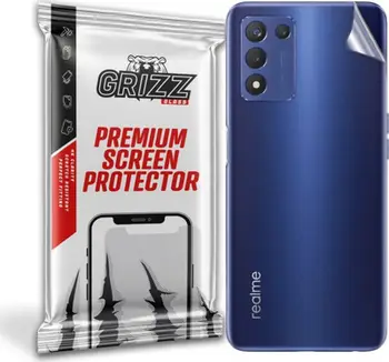 Folje mbrojtëse GrizzGlass SatinSkin për Realme Q3s 5G, pjesa e pasme, transparente