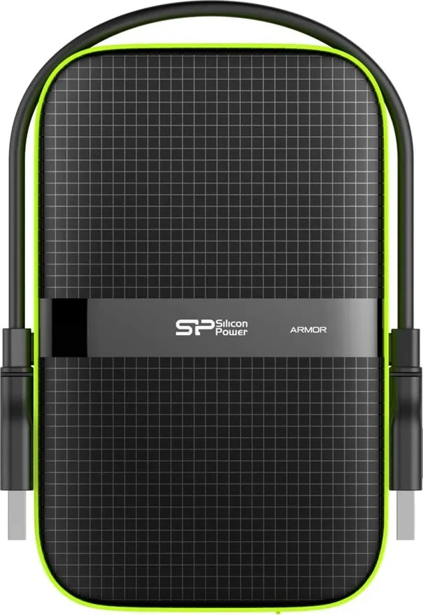 Disk HDD Silicon Power Armor A60, 4TB, i zi / gjelbër - 1