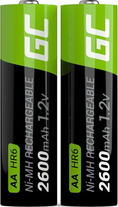 Bateri Green Cell 2xAA HR6 2600mAh - 1