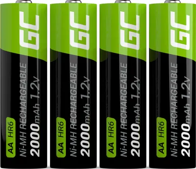 Paketë e baterive Green Cell, 4x AA, HR6, 2000mAh - 1
