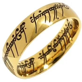 Unazë Silvego Lord of the Rings RRC2210, 57 mm