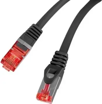 Kabllo rrjeti Lanberg Patchcord CAT.6 FTP LSZH, 10m, 10 Gb/s, e zezë