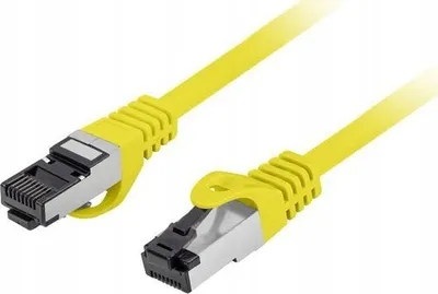 Kabllo rrjeti Lanberg Patchcord S/FTP Cat.8.1, 5m, LSZH, e verdhë - 1