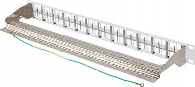 Patch panel Lanberg PPKS-1248-S, 48 porta, 1U, gri - 3