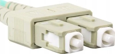 Kabllo fibër optike Lanberg LC SC OM3, DUPLEX, 1m, aqua - 2